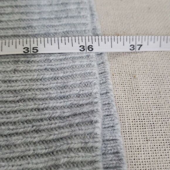 Halogen Sweater Tunic Dress Womens sz Medium Cashmere Blend Dove Gray - Picture 6 of 6